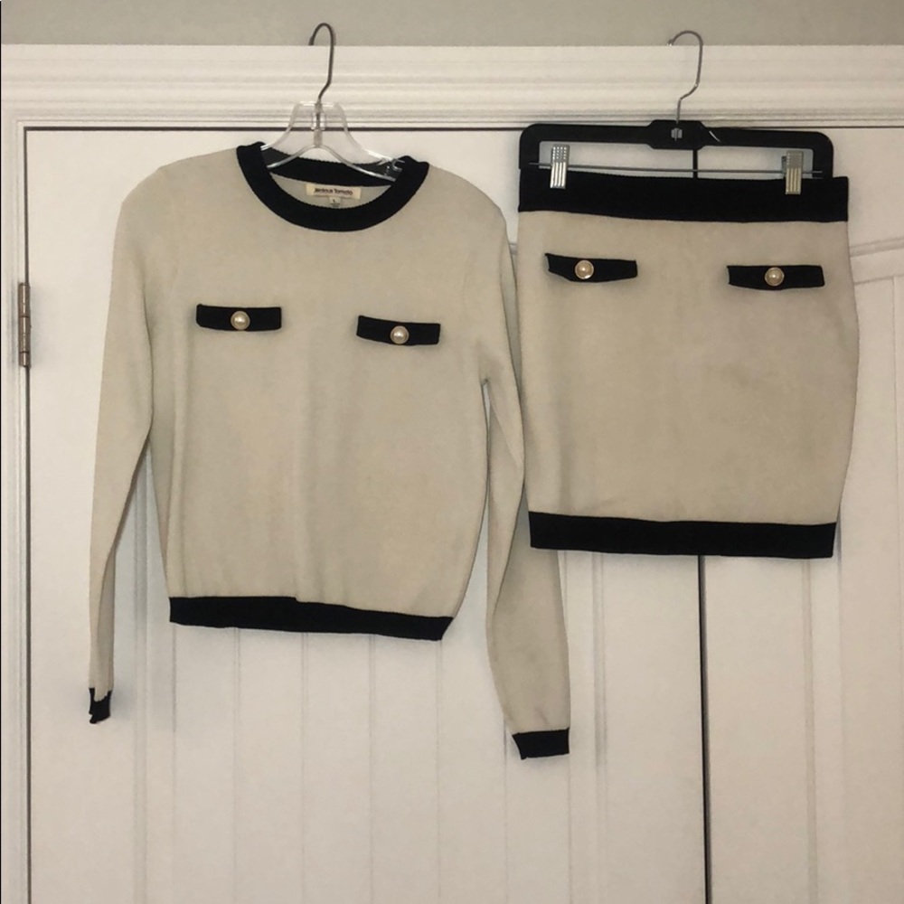 Sweater & Skirt Set